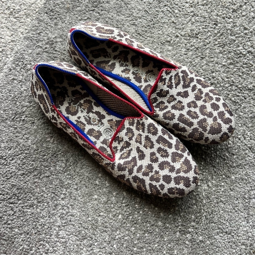 Rothy’s Aninal Print Textile Loafer Flats